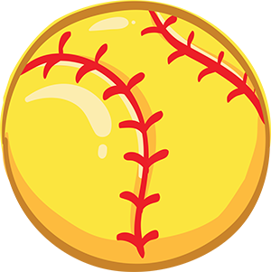 Softball graphic