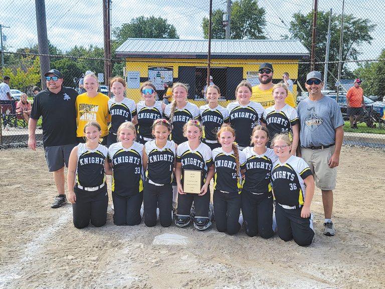 The Lady Knights are the A-C Central Jr. High Softball Tournament Champions!! They won their own tourney by defeating South County then PORTA, 14 to 4, in the championship. Congratulations Lady Knights!