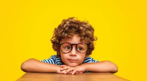 Boy with glasses
