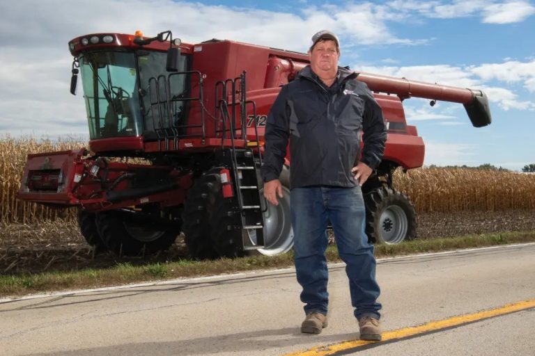 McHenry County farmer Dan Ziller works with FFA to educate students on the importance of safely sharing the road. (Photo by Nathan Lambrecht/©Journal Communications)