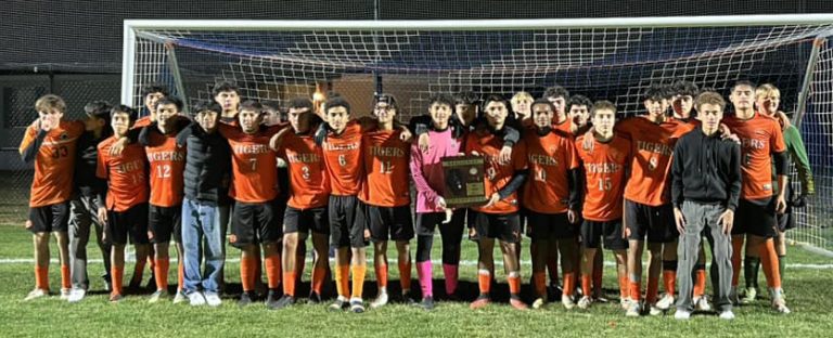 The BHS Soccer team following their Regional Championship victory!