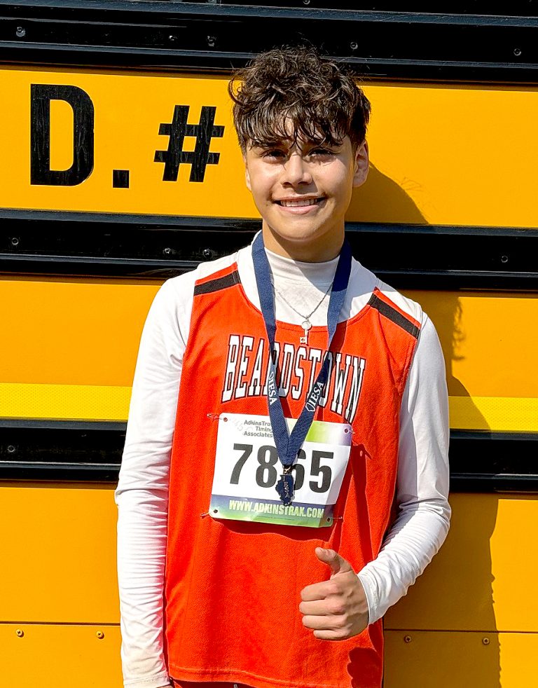 Uriel Torrijos-Gil will be representing Beardstown at the state cross country meet next Saturday.