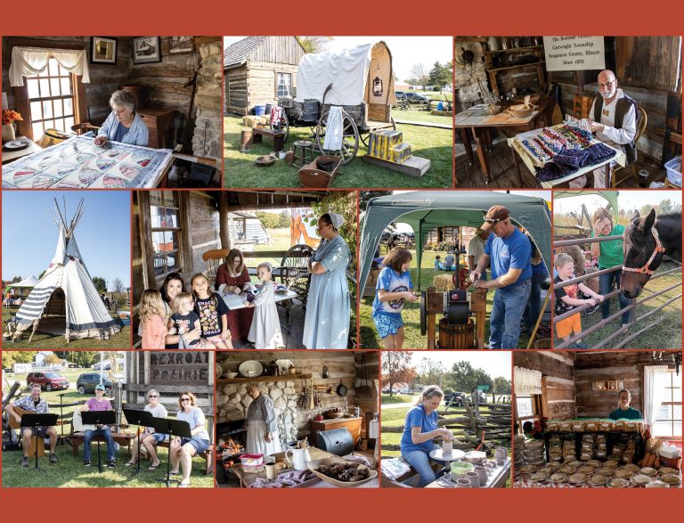 Rexroat Prairie held their annual Log Cabins Day on Saturday, October 12 in Virginia. Families could enjoy a selection of food, music, baking goods, various activities and demonstrations all day long.