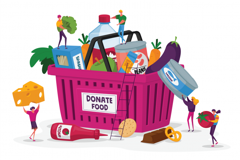 Donation Food Graphic