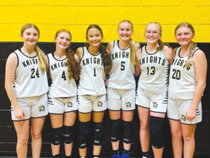 The AC Central Lady Knight 8th graders were recognized last Tuesday. Congratulations Brynn, Macyn, Megan, Calla, Emaline, and Taylin.