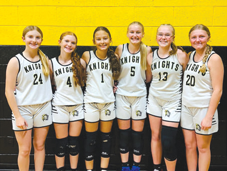 The AC Central Lady Knight 8th graders were recognized last Tuesday. Congratulations Brynn, Macyn, Megan, Calla, Emaline, and Taylin.