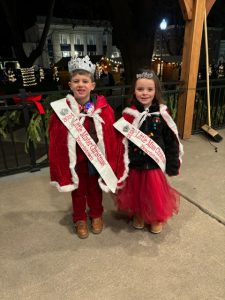 Congrats to the 2024 Little Mister and Little Miss Christmas, Eason Howell, the son of Amanda and Tanner Howell and Loyla Kramer, the daughter of Kayla Palmer and Jon Kramer. Photo by Britney Davis.