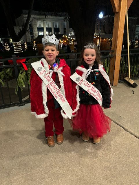 Congrats to the 2024 Little Mister and Little Miss Christmas, Eason Howell, the son of Amanda and Tanner Howell and Loyla Kramer, the daughter of Kayla Palmer and Jon Kramer. Photo by Britney Davis.